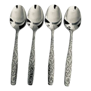 Vintage Americana Golden Heritage Stainless Steel Tea Spoons/ Dessert Spoons S-4