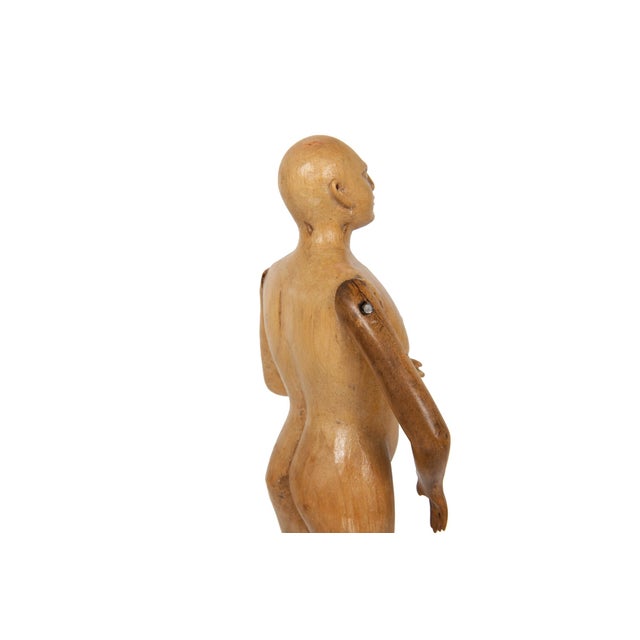 Group of 15 Carved Wood Sculpture Figural Studies or Artist Models, 20th Century For Sale - Image 14 of 18