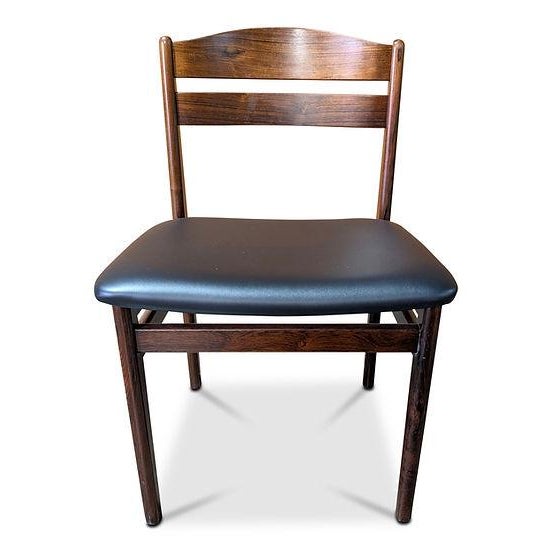 Brown 1950s Set of 6 Rosewood Dining Chairs Attributed to Boltin Stolefabrik - 102552 For Sale - Image 8 of 8