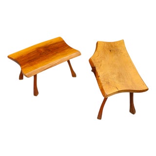 Brutalist Mimesis Nesting Tables, 1960s, Set of 2 For Sale