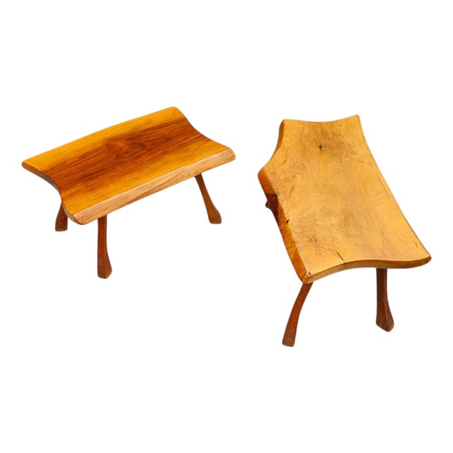 Brutalist Mimesis Nesting Tables, 1960s, Set of 2 For Sale