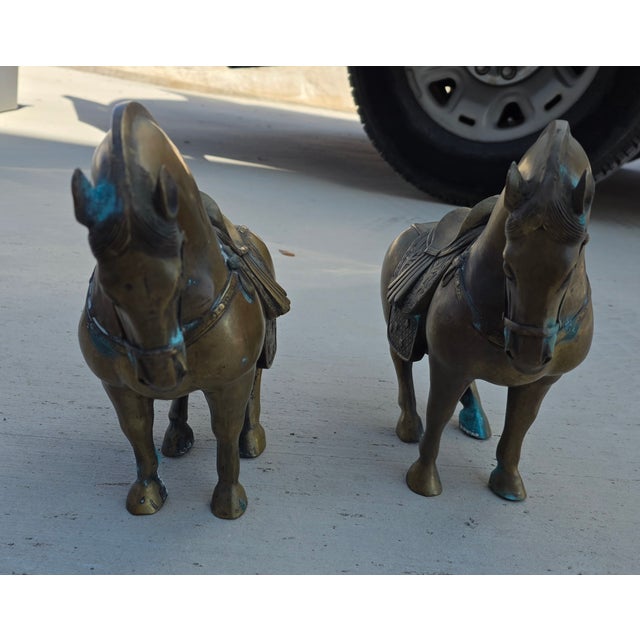 Pair of Tang Style Chinese Horses For Sale - Image 15 of 17