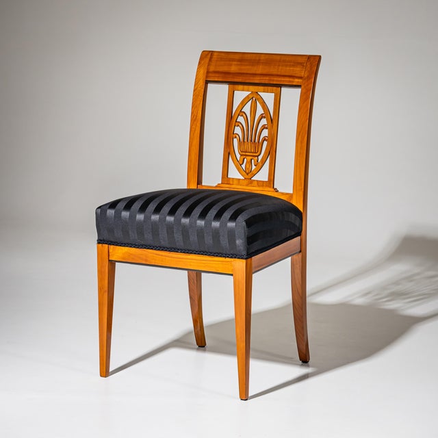 19th Century Biedermeier Dining Chairs, Set of 6 For Sale - Image 5 of 8