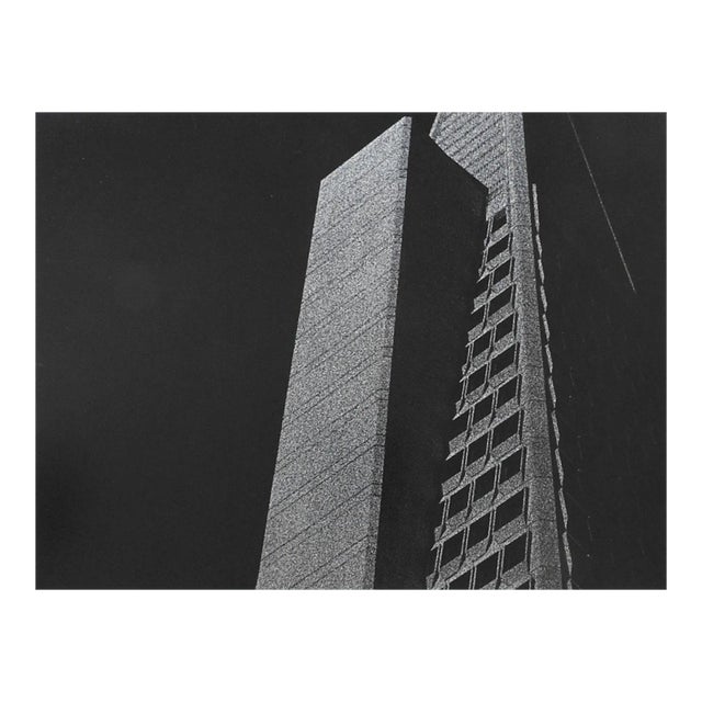 Vintage 1982 Abstract Skyscraper Photograph For Sale