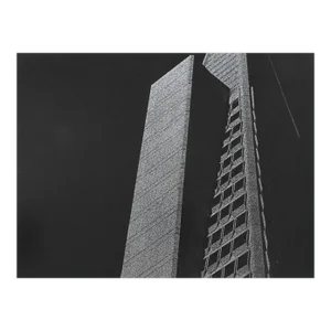 Vintage 1982 Abstract Skyscraper Photograph