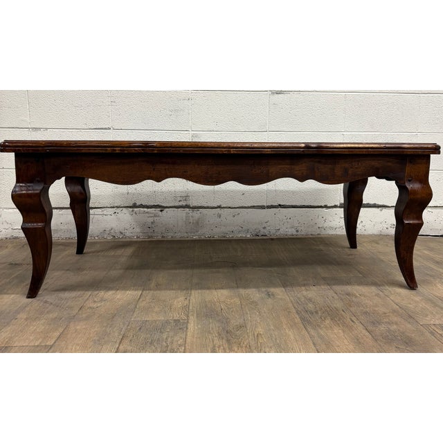 Universal Furniture Vintage Universal Furniture French Louis XV Style Parquetry Coffee Cocktail Table For Sale - Image 4 of 10