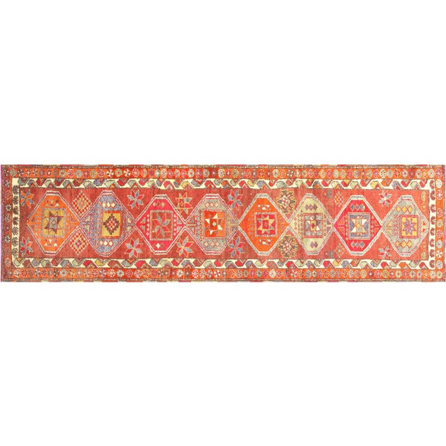 1960s Turkish Oushak Runner For Sale