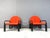 Orange Set of L54 Armchairs by Gae Aulenti for Knoll, 1970s For Sale - Image 8 of 10