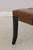 Safavieh Tufted Brown Leather Regency Window Bench For Sale - Image 13 of 16