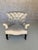19th Century Pair of Small Scale French Napoleon III Armchairs With Diamond Tufting For Sale - Image 5 of 12