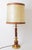 Large Hollywood Regency Leather and Brass Table Lamp, 1960s For Sale - Image 16 of 18