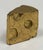 Metal Vintage Brass Cheese Wedge Paper Weight For Sale - Image 7 of 9