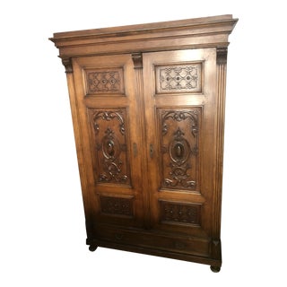 19th Century Antique French Armoire For Sale