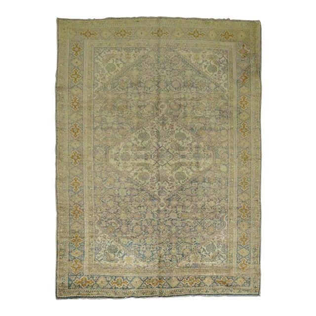 Antique Persian Mahal Rug For Sale