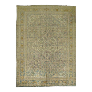 Antique Persian Mahal Rug