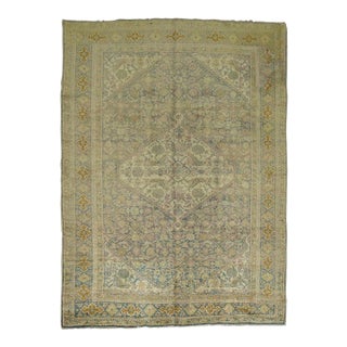 Antique Persian Mahal Rug - 7'3" x 12'6" For Sale