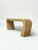Wood Vintage 1970s Organic Modern Pencil Reed Waterfall Console Table For Sale - Image 7 of 9