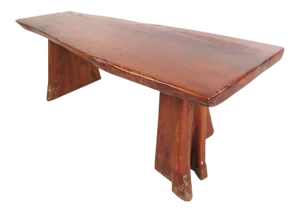 Live Edge Tree Slab Coffee Table or Bench
