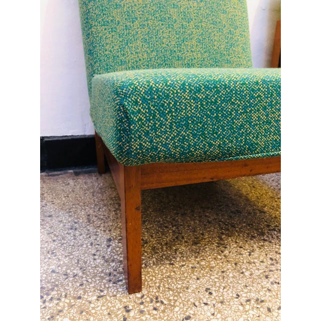 The cover of the armchairs can be simply removed and cleaned. The cover is attached by a rubber. The armchairs are...