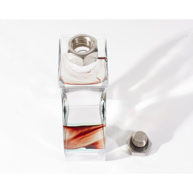 Kosta Boda Glass "Macho" Decanter by Kjell Engman for Kosta Boda For Sale - Image 4 of 10