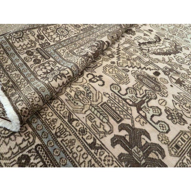 Textile Galerie Shabab Collection Mid-20th Century Persian Tabriz Accent Rug For Sale - Image 7 of 7