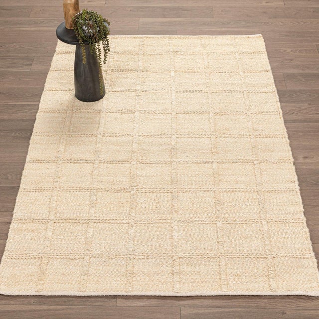 Tally Jute Sand Rug - 8 X 10 For Sale - Image 4 of 4