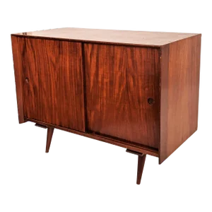 Vintage 1950s Walnut Credenza by Risom Design