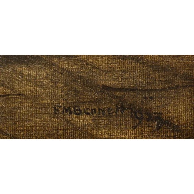 Frank Moss Bennett, Three Cavaliers, 1929, Antique Oil on Panel, Framed For Sale - Image 8 of 15