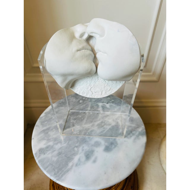 1983 John Cutrone “Tenderness” Plaster and Acrylic Sculpture For Sale - Image 10 of 10