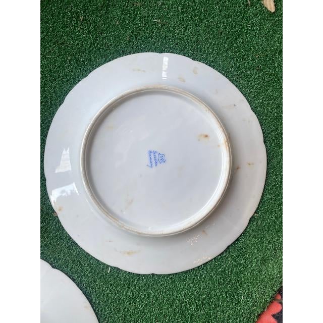 Late 19th Century German Dresden Porcelain Dinnerware Plates Set of 12 For Sale - Image 13 of 13