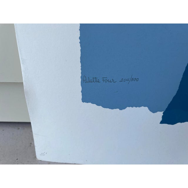 1980s 1980’s “Palette Four” Abstract Serigraph by Frank Rowland For Sale - Image 5 of 8
