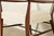Brown Paul McCobb Irwin Collection Mid-Century Modern Sculpted Walnut Cane Back Armchairs, Newly Refinished For Sale - Image 8 of 12