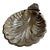 Vintage English Regency Sheffield Mid 20th Century Large 15"x 13" Heavy Silver Plated Clam Shell Serving Dish With Three(3) Hallmarks For Sale