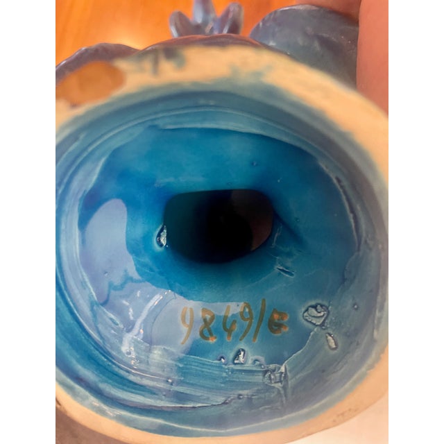 1960s Vintage 1960s Aldo Londi for Bitossi Ceramics Italy Rooster Rimini Blue Collection For Sale - Image 5 of 8