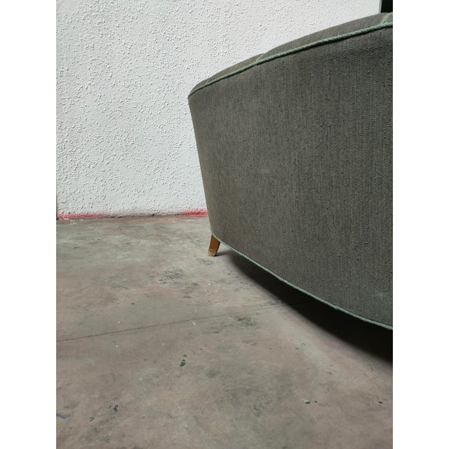 1980s Mid-Century Modern Scandinavian Banana Sofa, 1980 For Sale - Image 5 of 7