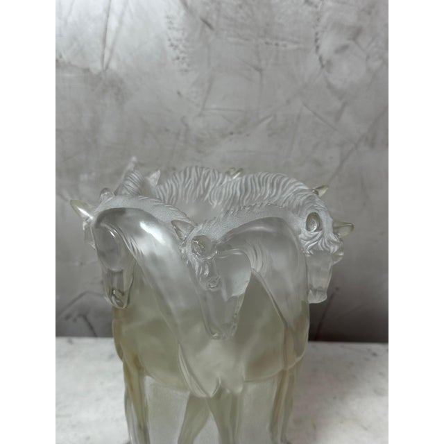 Stunning sculptural lamp from the 1970s, crafted from molded acrylic glass and adorned with a three-dimensional design...