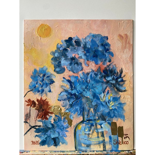 Original Oil-Jardin d'Hiver 2026-Oil, Impasto and Gold Leaf-Shizico Yi-British Awarded Artist For Sale - Image 17 of 18