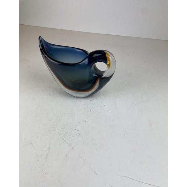 Sommerso Murano Glass Vase by Flavio Poli for Seguso Vetri D'arte, Italy, 1960s For Sale - Image 15 of 16