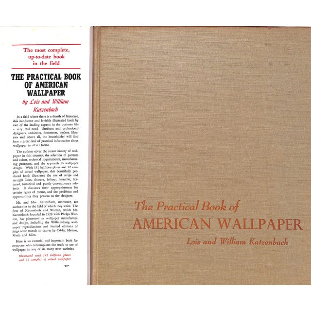 "The Practical Book of American Wallpaper" 1951 Katzenbach, Lois and William For Sale - Image 4 of 12
