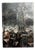 City Scene with Church & Houses at Night, 1920s-1940s, Oil Painting For Sale