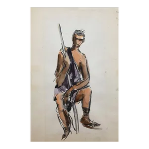 1950s Stanley Brodey Male Figure in Toga