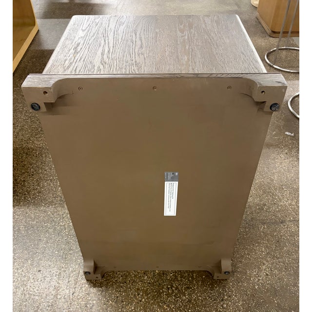 Modern Restoration Hardware Genevieve Rectangular Side Table For Sale - Image 3 of 6