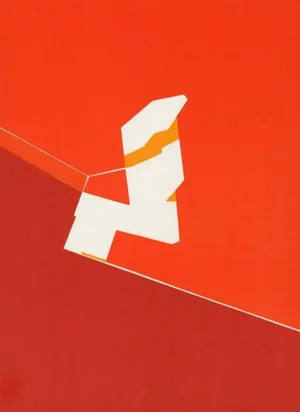 Palazuelo Original Lithograph Dm05184 Derriere Le Miroir 1970