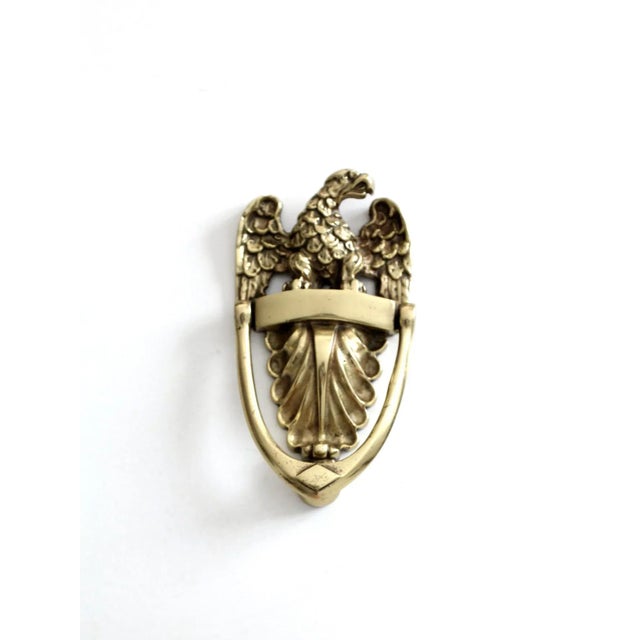 Vintage Brass Eagle Door Knocker For Sale - Image 9 of 9