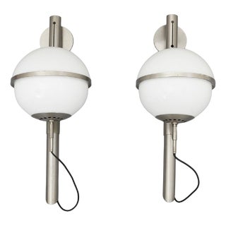 Vintage Pusicona Wall Lamp Light by Franco Micolitti for Artemide, 1960s, Set of 2 For Sale