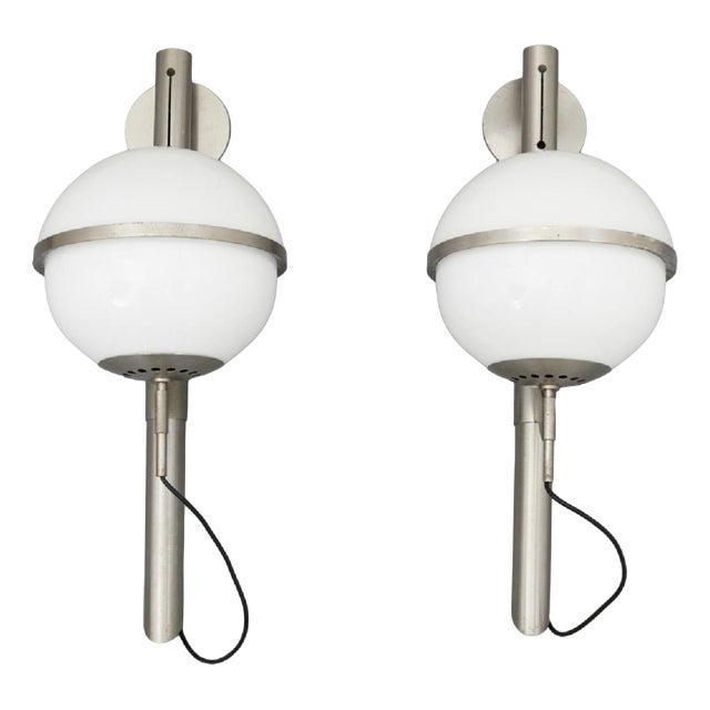 Vintage Pusicona Wall Lamp Light by Franco Micolitti for Artemide, 1960s, Set of 2 For Sale