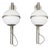 Vintage Pusicona Wall Lamp Light by Franco Micolitti for Artemide, 1960s, Set of 2 For Sale