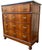 Rococo English Navy Military Chest of Drawers with Marble Top, 1960s For Sale - Image 3 of 8