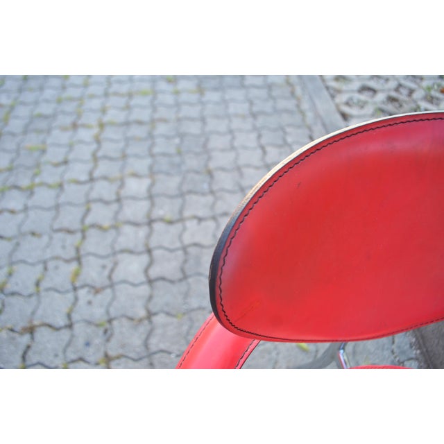Italian Modern Red Model Marylin Dining Chair by Arrben, 1980s For Sale - Image 13 of 18