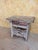 Beautiful antique butcher's table made of solid wood, restored with a carefully distressed shabby chic finish. A unique...